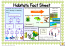 Habitats Fact Sheet Classroom Poster Template