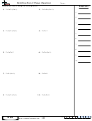 Identifying Rate Of Change (equations) Worksheet Template With Answer Key