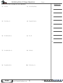 Identifying Rate Of Change (equations) Worksheet Template With Answer Key