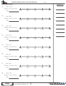 Finding Ending Time With A Numberline Worksheet Template With Answer Key