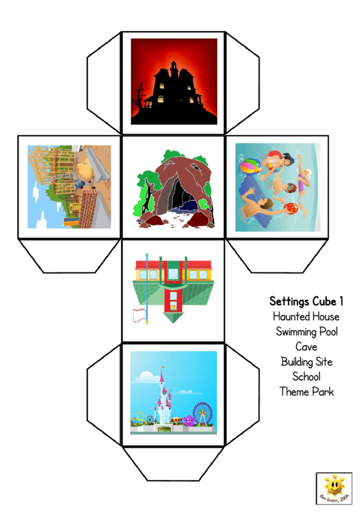 Cubes Template Printable pdf