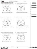 Reading A Venn Diagram Worksheet Template With Answer Key Printable pdf