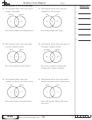 Reading A Venn Diagram Worksheet Template With Answer Key