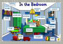 Bedroom Vocabulary Template