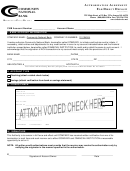 Form Authorization Agreement For Direct Deposit - Community National Bank