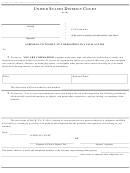 Form Ao 88a - Subpoena To Testify At A Deposition In A Civil Action