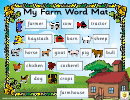 My Farm Word Mat