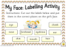 My Face: Labelling Activity Template