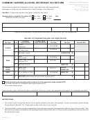 Form Ab-154 - Common Carrier Alcohol Beverage Tax Return