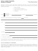 Form At-108 - Retail License Transfer - Person To Person - Wisconsin Department Of Revenue