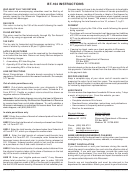 Form Bt-104 Instructions And Sample - Wisconsin Fermented Malt Beverage Tax Return