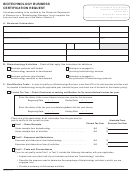 Form S-229 - Biotechnology Business Certification Request - Wisconsin Department Of Revenue