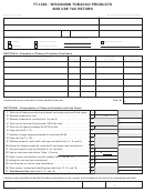 Fillable Form Tt-104s - Wisconsin Tobacco Products And Use Tax Return Printable pdf
