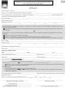 Form Dr-123 - Affidavit For Partial Exemption Of Motor Vehicle Sold For Licensing In Another State