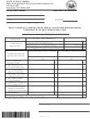 Form Wv/cnf-139 - West Virginia Corporation Application For Refund From Carryback Of Net Operating Loss