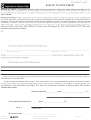 Fillable Va Form 40-4970 - Request For Disinterment Printable pdf