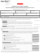 Form Et 34 - Qualified Farm Property Valuation Election Application
