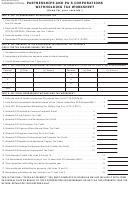 Form Rev-414(p/s) Ex - Partnerships And Pa S Corporations Withholding Tax Worksheet