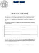 Form Cr-aff - Affidavit By Nonresident
