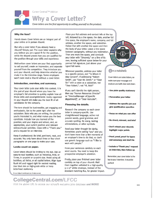Sample Cover Letter Printable pdf