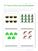St. Patrick's Day Counting Worksheet