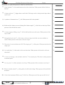 Finding Percent Of Fractions Worksheet Template With Answer Key
