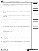 Finding Percent Of Fractions Worksheet Template With Answer Key