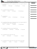 Classifying Shapes (multiple Choice) Worksheet With Answer Key