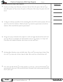 Fraction Comparisons With Tape Diagram Worksheet Template With Answer Key Printable pdf