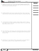 Multiplication With Tape Diagram Worksheet Template With Answer Key