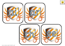 Shield Phonic Cards Template - Lowercase Letters