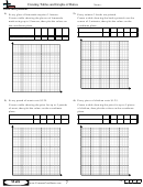 Creating Tables And Graphs Of Ratios Worksheet Template With Answer Key