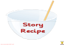 Story Recipe Sheets