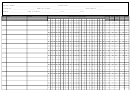 Show-jumping Score Sheet