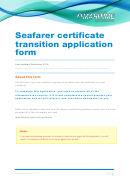 Seafarer Certificate Transition Application Form