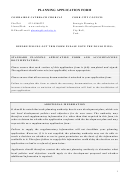 Planning Application Form - Strategic Planning & Economic Development Directorate Printable pdf
