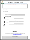 Payroll Request Form