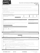 Form Std Fspsrv - Separation From Employment Withdrawal Request 401(a) Plan