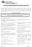 The National Rental Affordability Scheme Tenant Consent Form Printable pdf