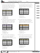 Continuing Pattern Rule With Tables Worksheet Template With Answer Key
