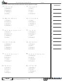 Determining Pattern Rule Worksheet Template With Answer Key