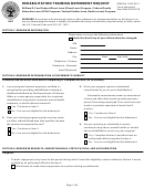 Rehabilitation Training Deferment Request Form