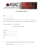 Case Release Form