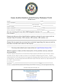 Case Authorization And Privacy Release Form - U.s. House Of Representatives