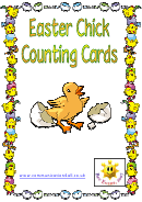 Little Chicks Counting Practice Sheet Printable pdf