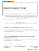 Form Laciv 108 - Application For Publication - Superior Court Of California, Coutry Of Los Angeles