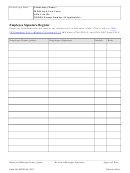 Employee Signature Register