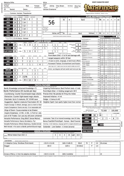 fillable ad d 1e character sheet