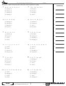 Determining Pattern Rule Worksheet Template With Answer Key