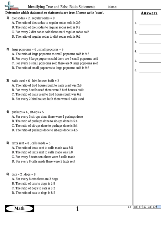 identifying-true-and-false-ratio-statements-worksheet-template-with-answer-key-printable-pdf